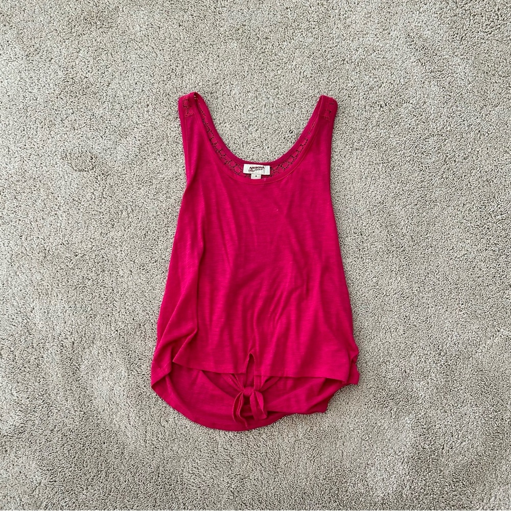 Hot pink tank top